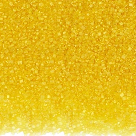 Cukraus kristaliukai geltonos spalvos, 60 g Cukraus kristaliukai geltonos spalvos, 60 g