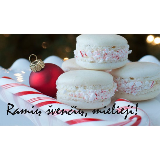 Dovanų kortelė "Kalėdiniai macarons" Dovanų kortelė "Kalėdiniai macarons"