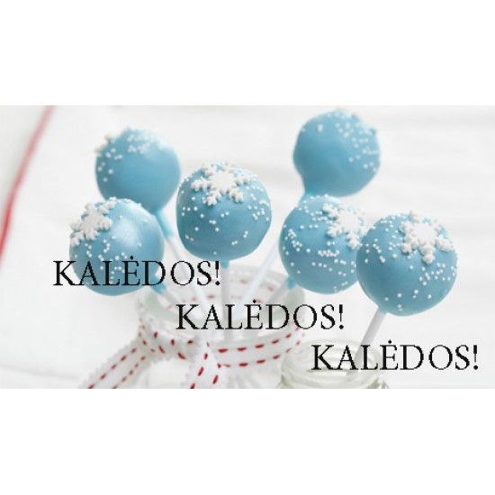 Dovanų kortelė "Kalėdiniai Cake Pops"