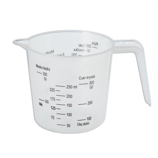 Graduotas matavimo indas, 250 ml Graduotas matavimo indas, 250 ml