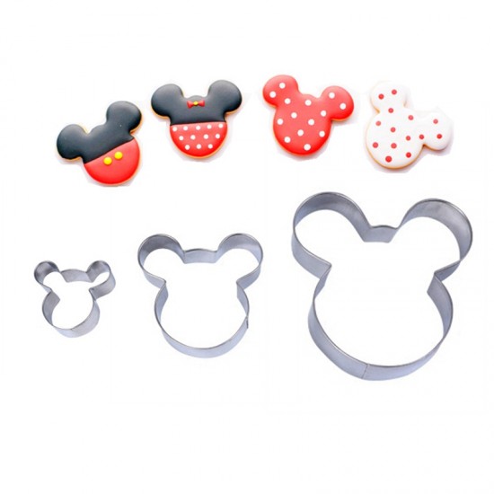 Formelės meduoliams "Peliukai Mickey Mouse", 3 vnt. Formelės meduoliams "Peliukai Mickey Mouse", 3 vnt.