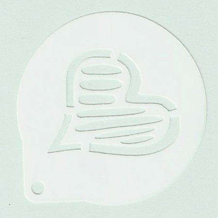 Trafaretas dekoravimui "Širdelė"