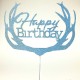 Smeigtukas "Happy Birthday" - mėlynas
