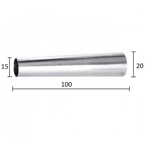 Vamzdeliai tešlai, 10 vnt., 10 cm Vamzdeliai tešlai, 10 vnt., 10 cm