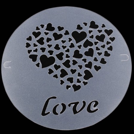 Trafaretas "Širdelė", Ø 23,5 cm