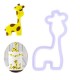 Formelė "Žirafa", 9,5x4,8 cm
