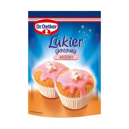 Cukrinis glajus - rožinis, 100 g Cukrinis glajus - rožinis, 100 g