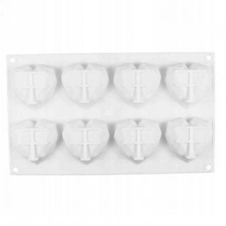 Silikoninė kepimo forma "Techno širdelės"