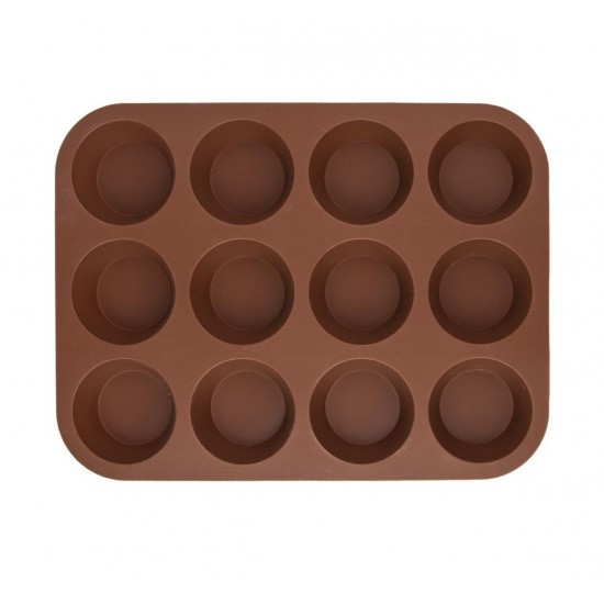 Silikoninė forma "Keksiukai", 12 vnt., Ø 7 cm Silikoninė forma "Keksiukai", 12 vnt., Ø 7 cm