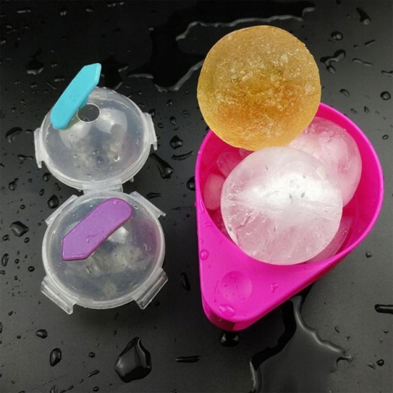 Ledukų šaldymo formelės "Dideli burbulai" - plastikinės, 4 vnt.