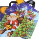 Dideli kalėdiniai dovanų maišeliai, 5 vnt., 46,5x43,5 cm