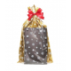 Kalėdiniai maišeliai "Snaigės" - auksiniai, 10 vnt, 35x20 cm