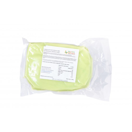 Cukraus masė, šviesiai žalia spalva, 500 g Cukraus masė, šviesiai žalia spalva, 500 g