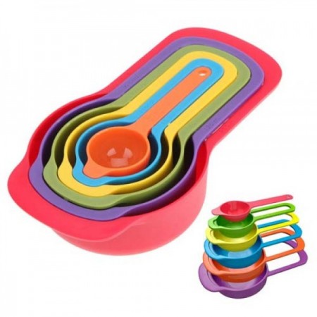 Matavimo kaušeliai, 7,5 ml, 15 ml, 60 ml, 85 ml, 125 ml, 250 ml, 6 vnt.