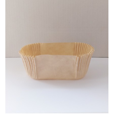 Popierinės formelės kepimui, 5 vnt., 14,0x6,0x6,5 cm