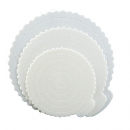 Plastikinis padėkliukas tortams, Ø 16,5 cm