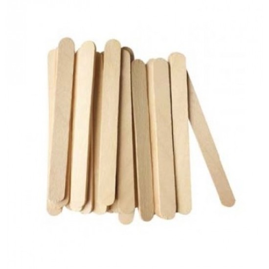 Mediniai pagaliukai - šaukšteliai, 50 vnt., 8,0 cm