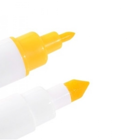 Dvipusis maistinis rašiklis - geltonas