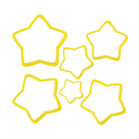 Formelės "Žvaigždutės" eglutei sudėti, nuo 13,0 cm iki 3,5 cm