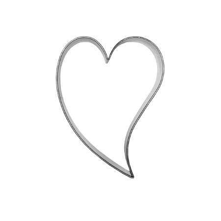 Formelė sausainiams "Širdutė", 7 cm