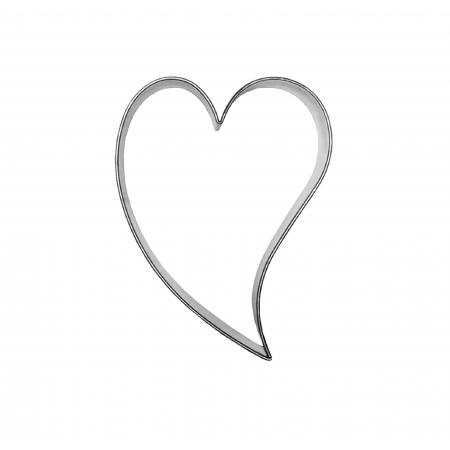 Formelė sausainiams "Širdutė", 7 cm