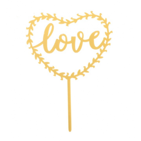 Smeigtukas "Širdelė su užrašu Love"