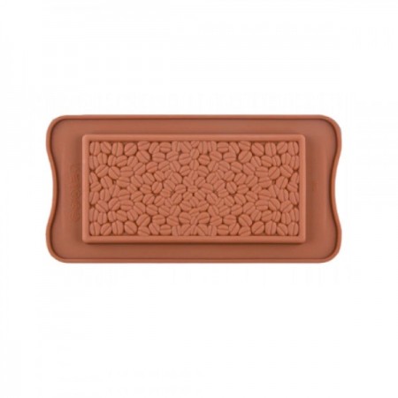 Silikoninė formelė šokolado plytelei "Kavos pupelės"