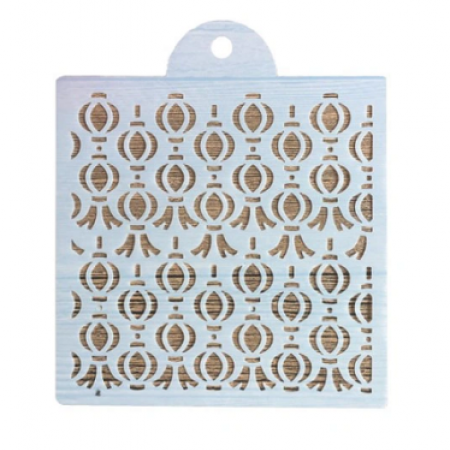 Trafaretas "Eglutės žaisliukai"