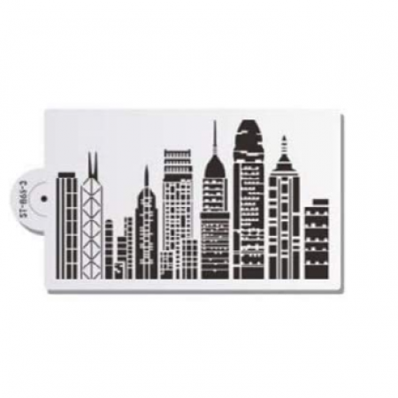 Trafaretas "Niujorko dangoraižiai"