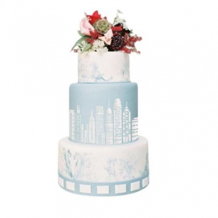 Trafaretas "Niujorko dangoraižiai"