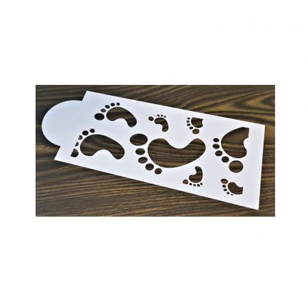 Trafaretas "Pėdutės"